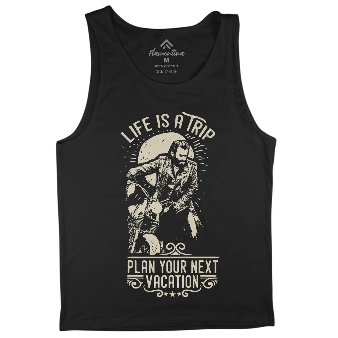 Life Is A Trip Mens Tank Top Vest Motorcycles C959