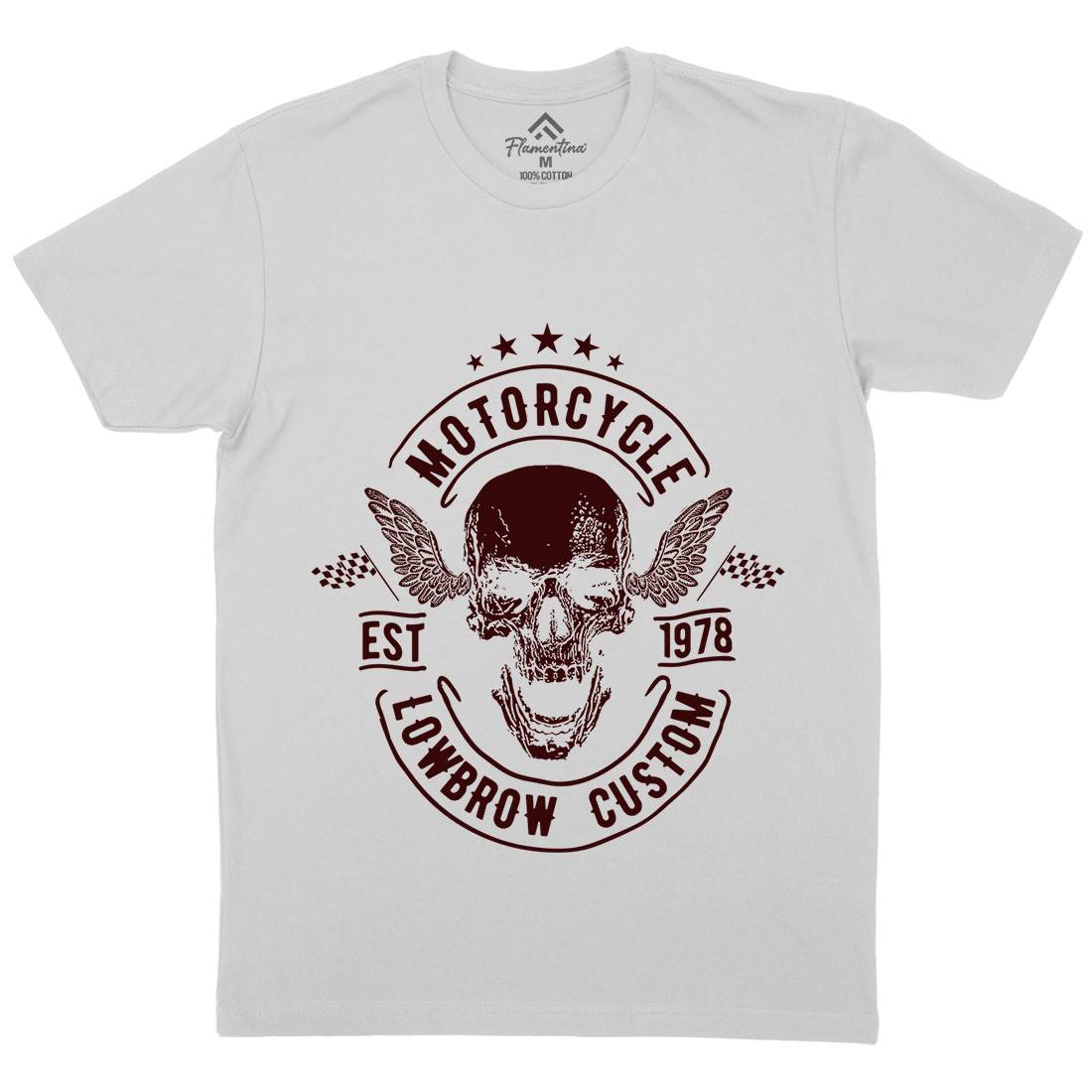 Lowbrow Custom Mens Crew Neck T-Shirt Motorcycles C964