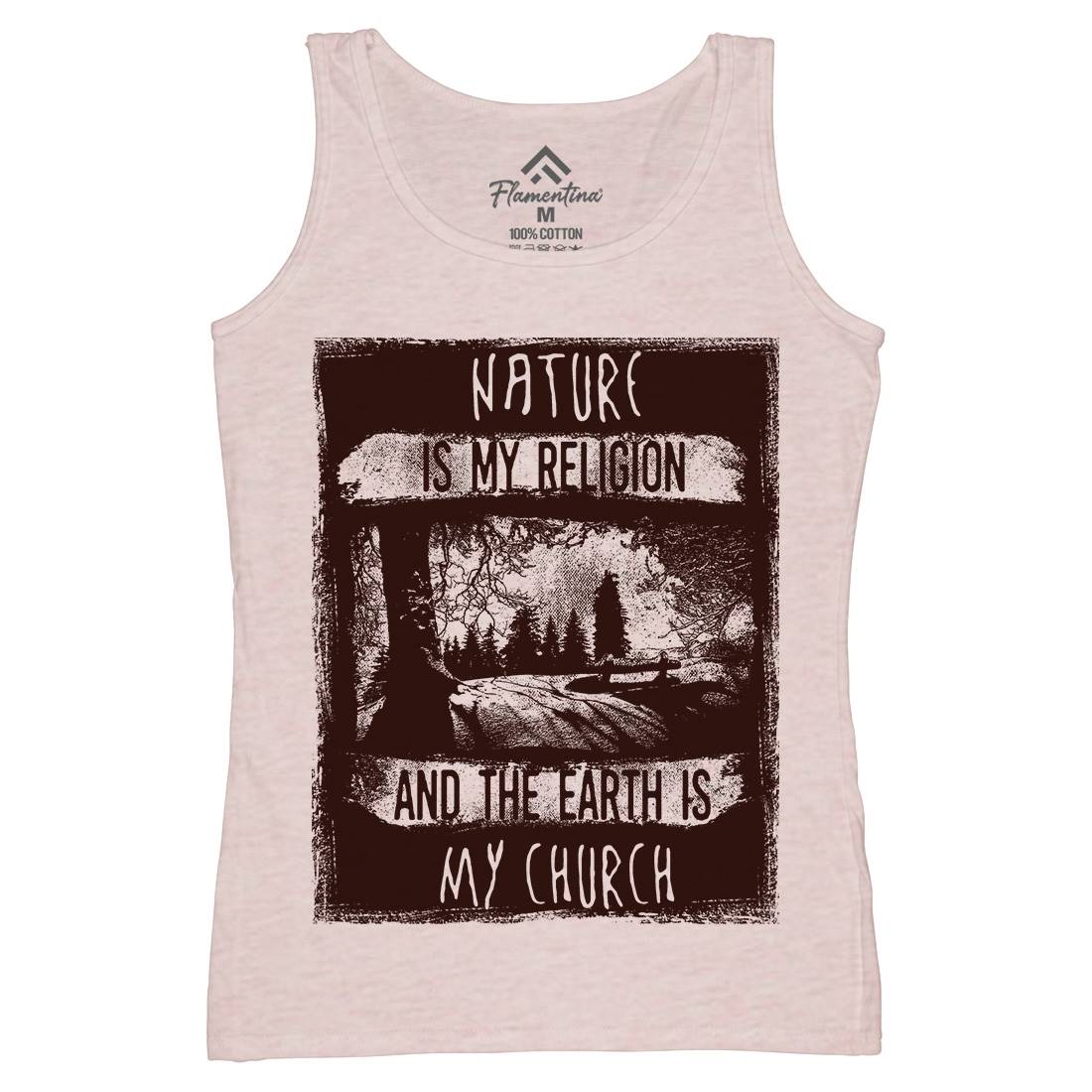 Is My Religion Womens Organic Tank Top Vest Nature C967