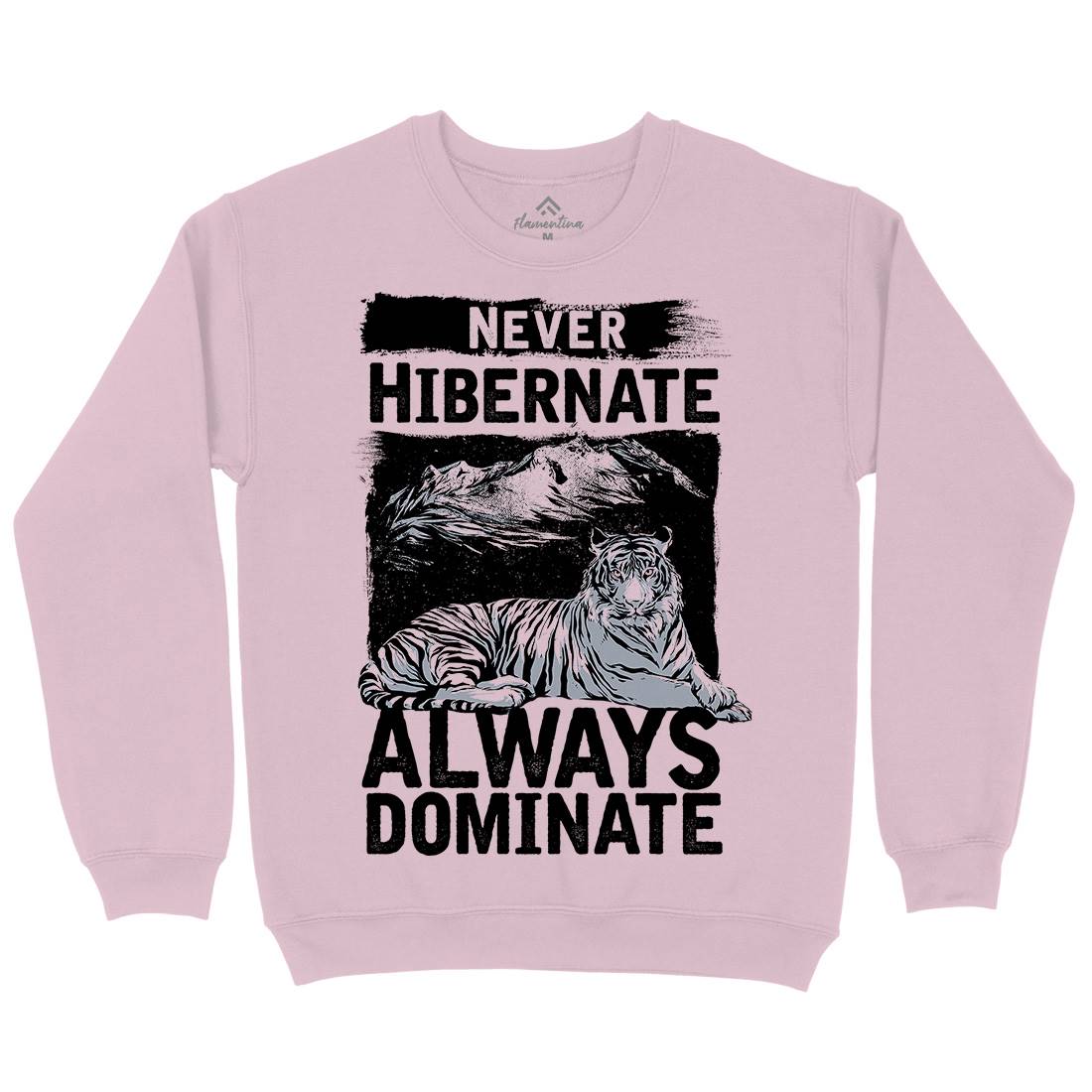 Never Hibernate Kids Crew Neck Sweatshirt Nature C968
