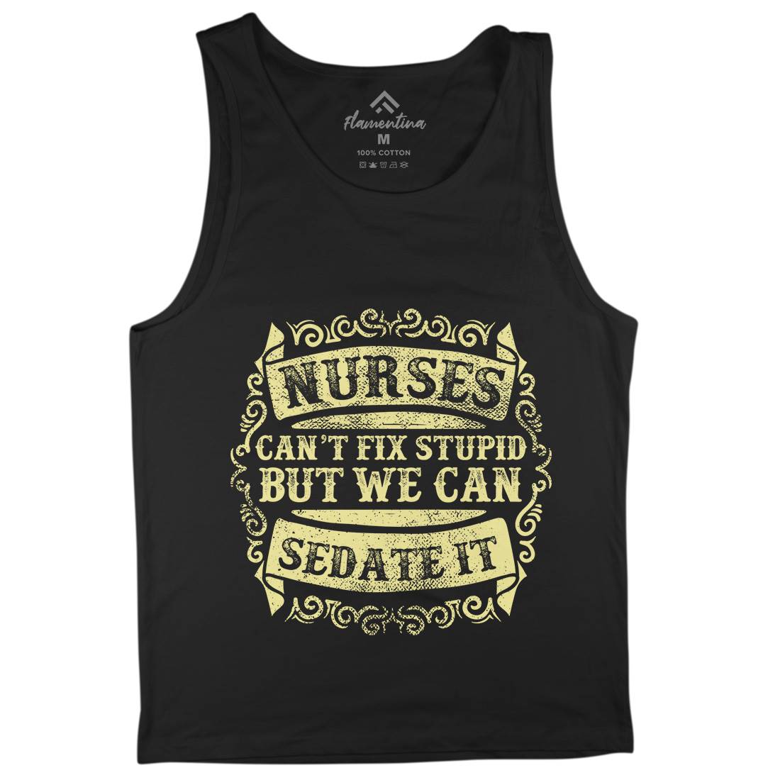 Nurses Can Sedate It Mens Tank Top Vest Work C970