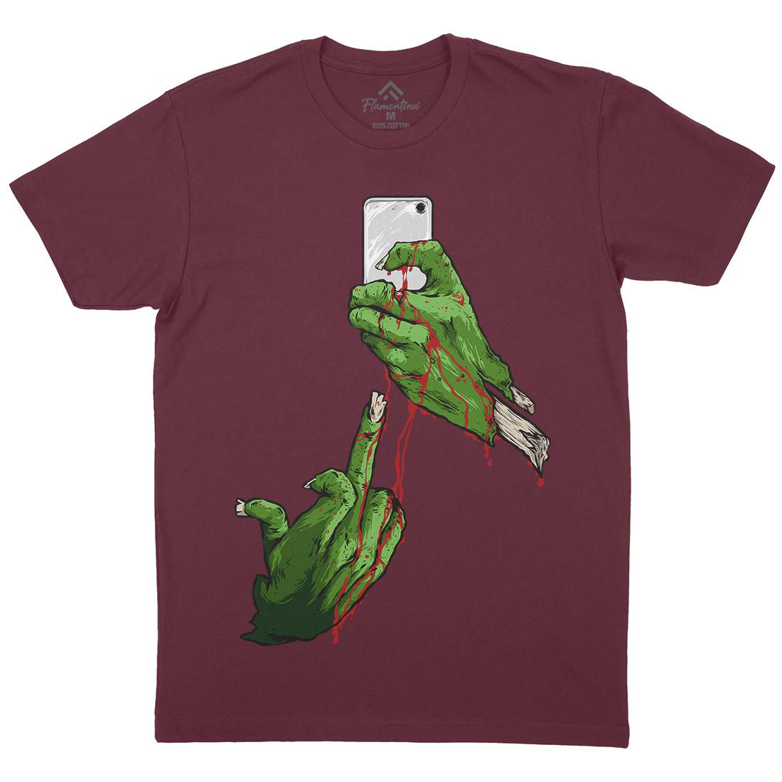 Selfie Mens Crew Neck T-Shirt Geek C974