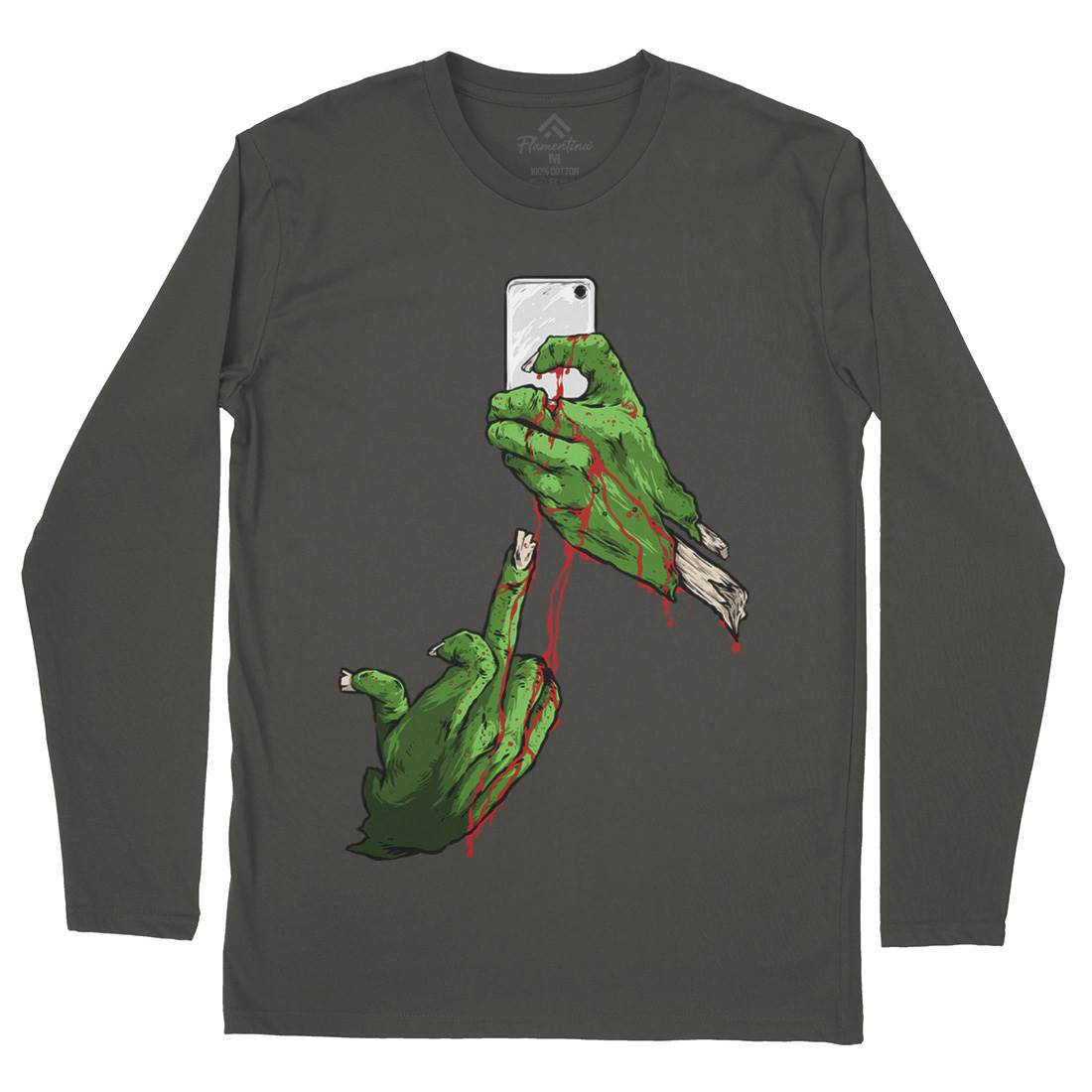 Selfie Mens Long Sleeve T-Shirt Geek C974