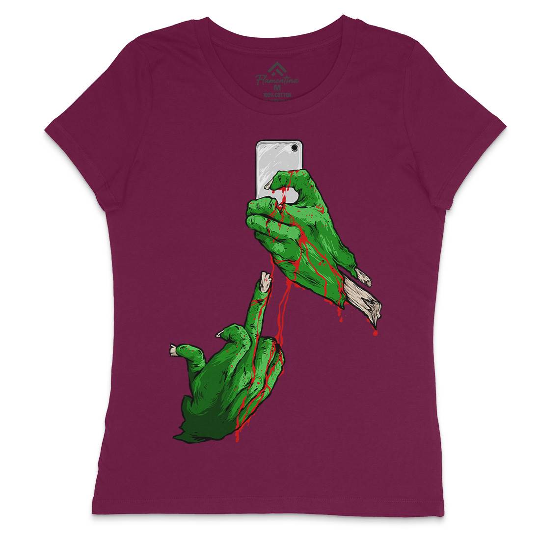 Selfie Womens Crew Neck T-Shirt Geek C974