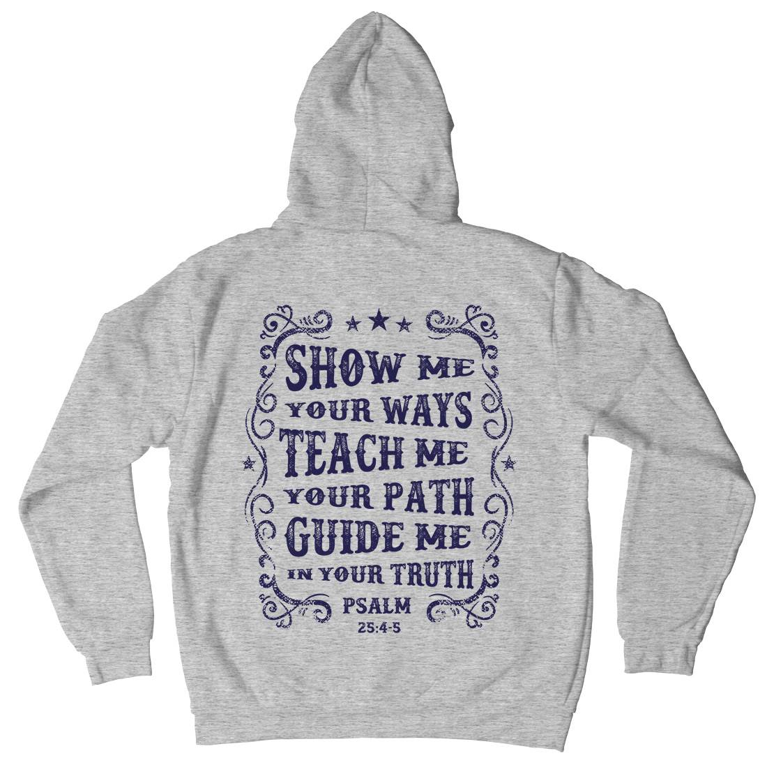 Show Me Teach Me Guide Me Kids Crew Neck Hoodie Religion C976