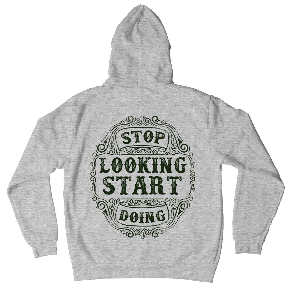 Stop Looking Start Doing Mens Hoodie With Pocket Quotes C979