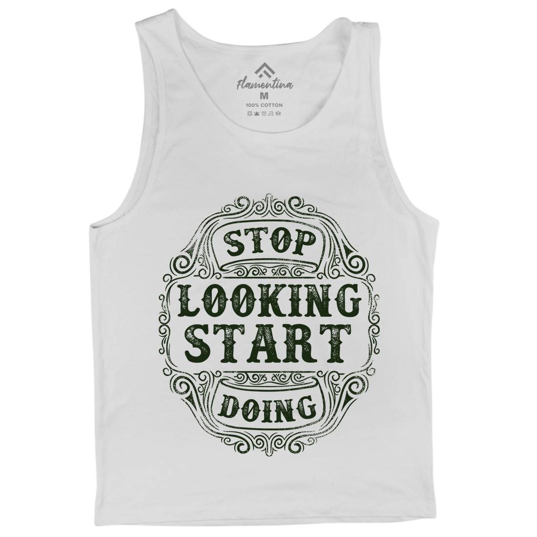 Stop Looking Start Doing Mens Tank Top Vest Quotes C979