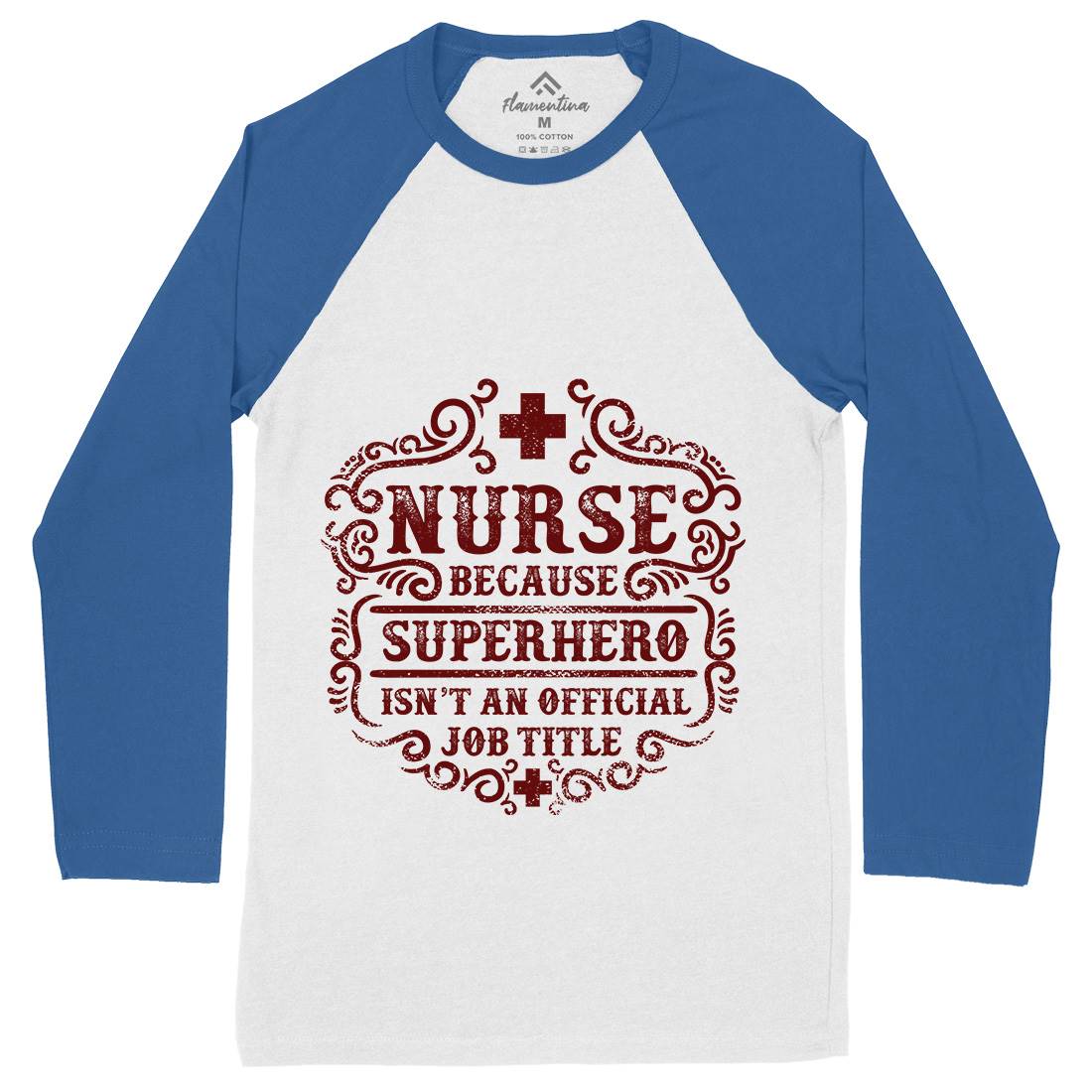 Superhero Isn&#39;t An Official Job Title Mens Long Sleeve Baseball T-Shirt Work C980