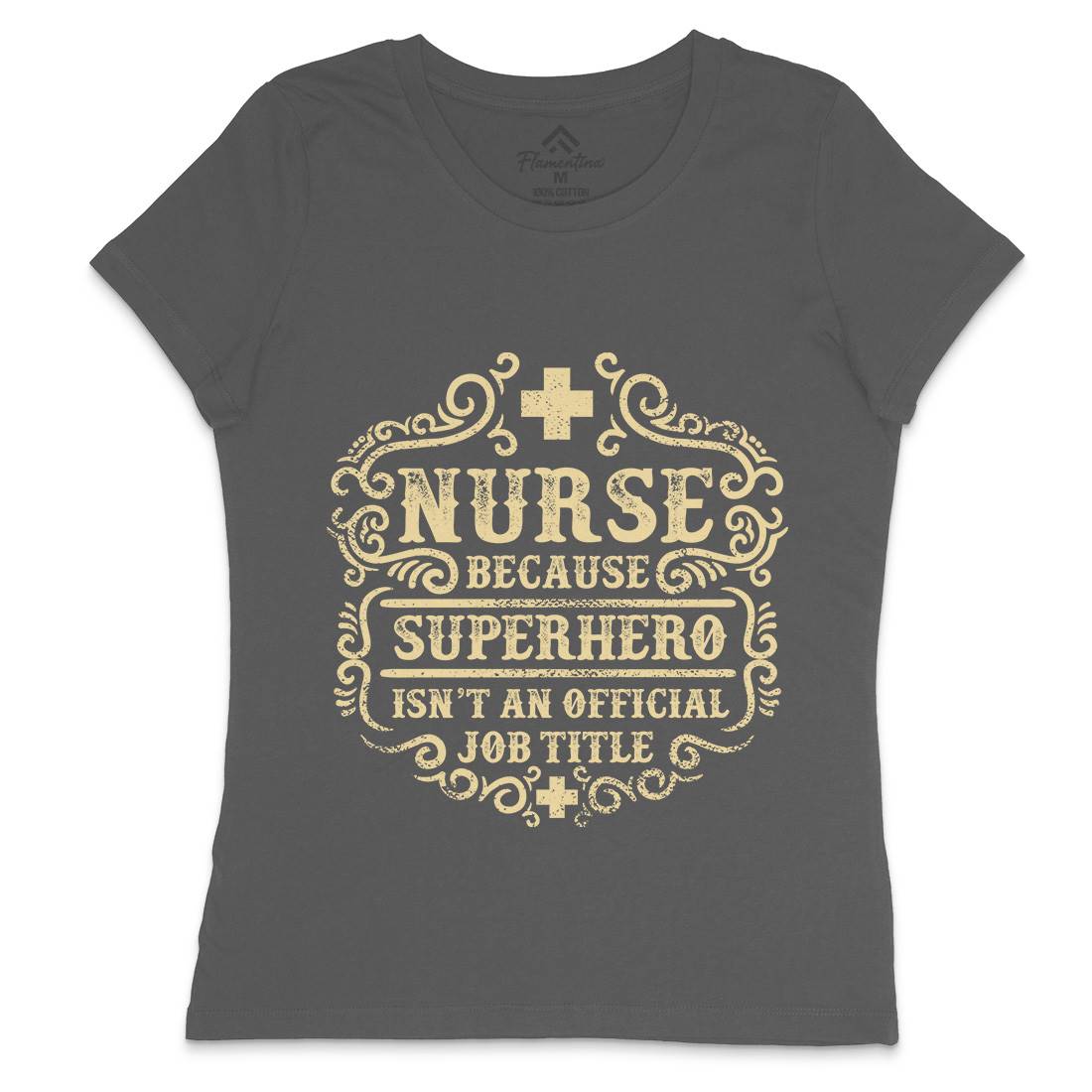 Superhero Isn&#39;t An Official Job Title Womens Crew Neck T-Shirt Work C980