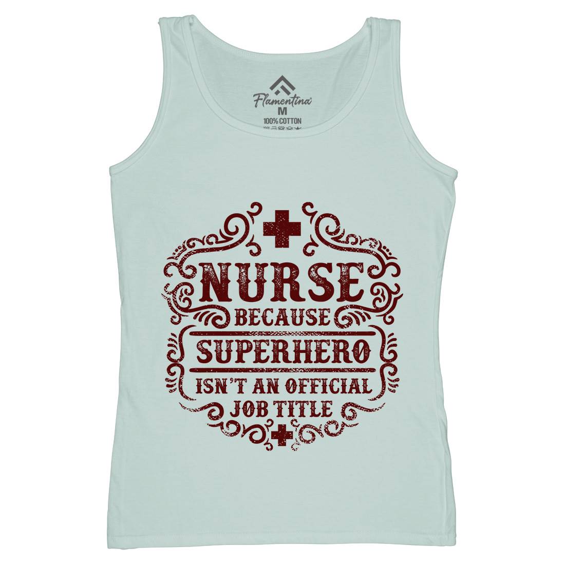 Superhero Isn&#39;t An Official Job Title Womens Organic Tank Top Vest Work C980