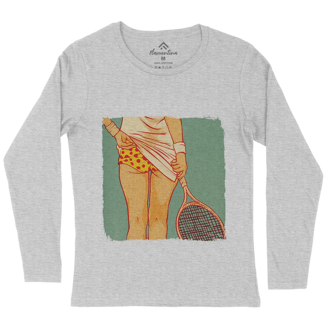 Tennis Is Sexy Womens Long Sleeve T-Shirt Sport C982