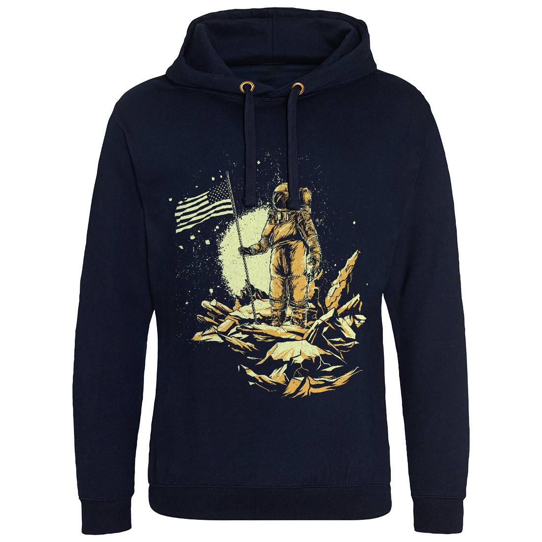 The American Astronaut Mens Hoodie Without Pocket Space C983