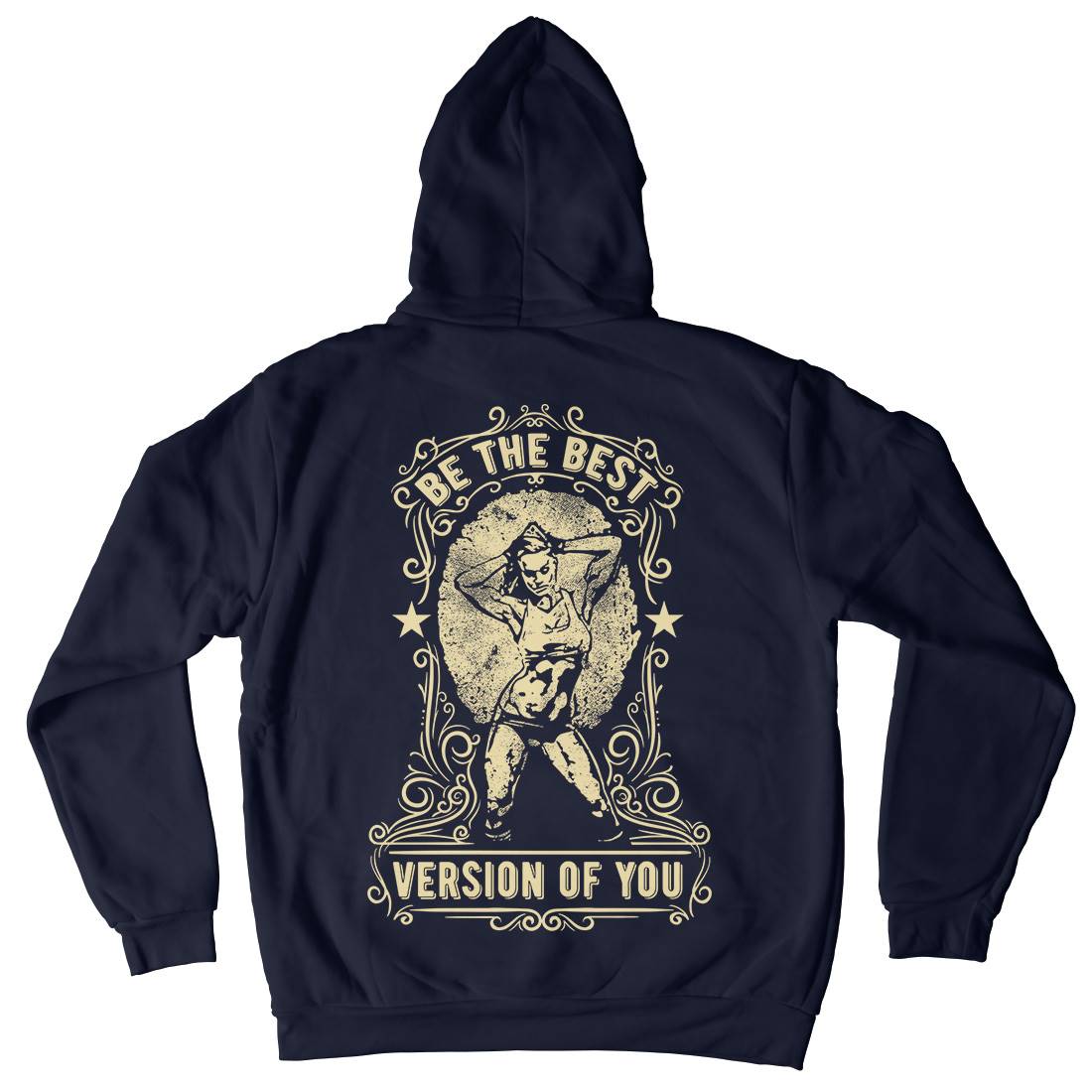 The Best Version Of You Kids Crew Neck Hoodie Gym C984