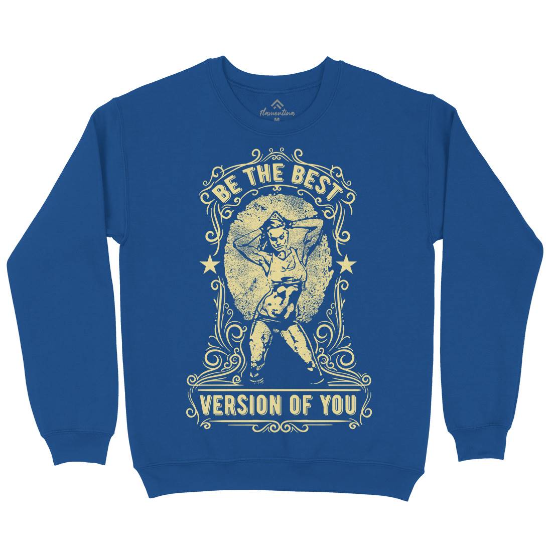 The Best Version Of You Mens Crew Neck Sweatshirt Gym C984