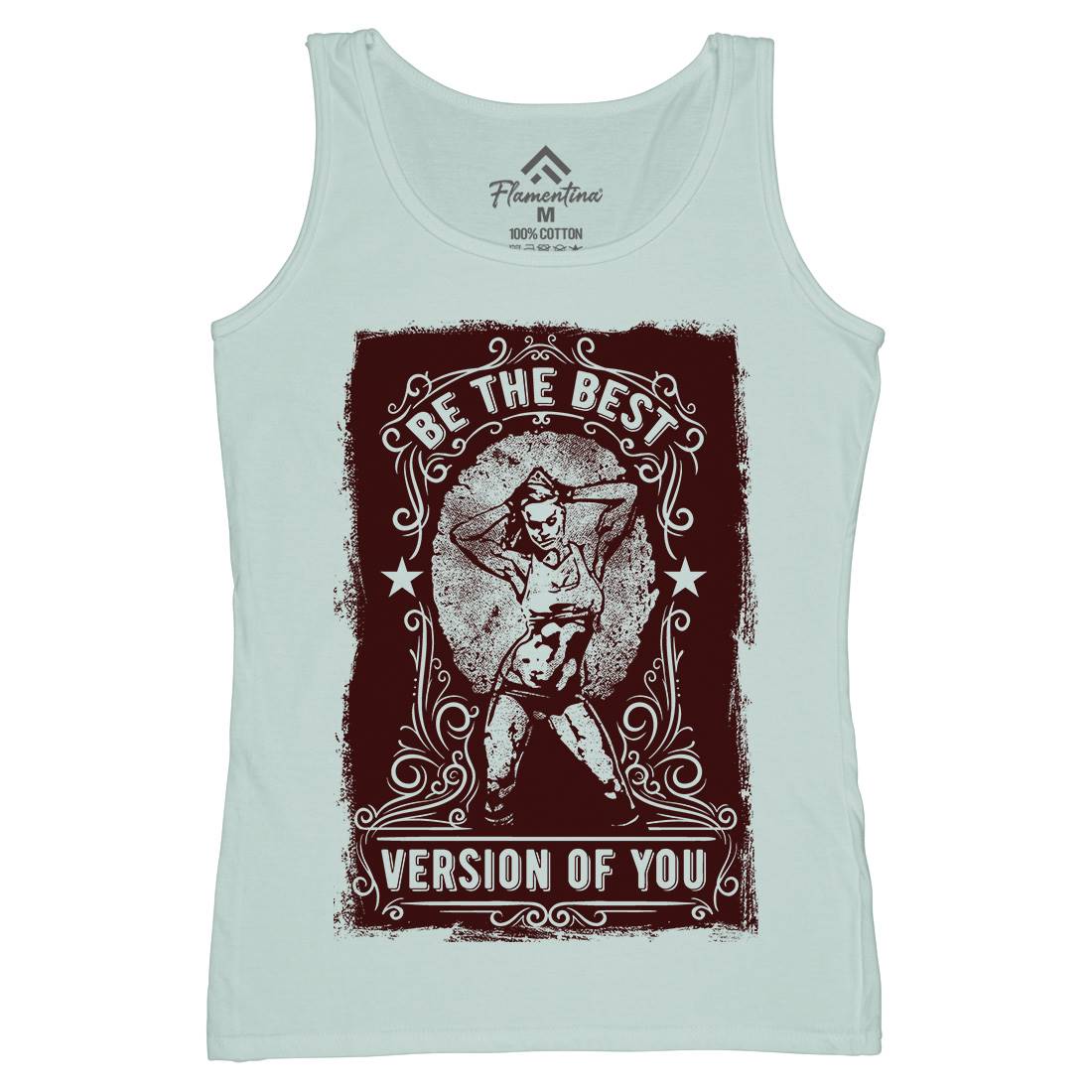 The Best Version Of You Womens Organic Tank Top Vest Gym C984
