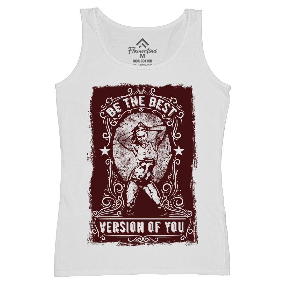 The Best Version Of You Womens Organic Tank Top Vest Gym C984