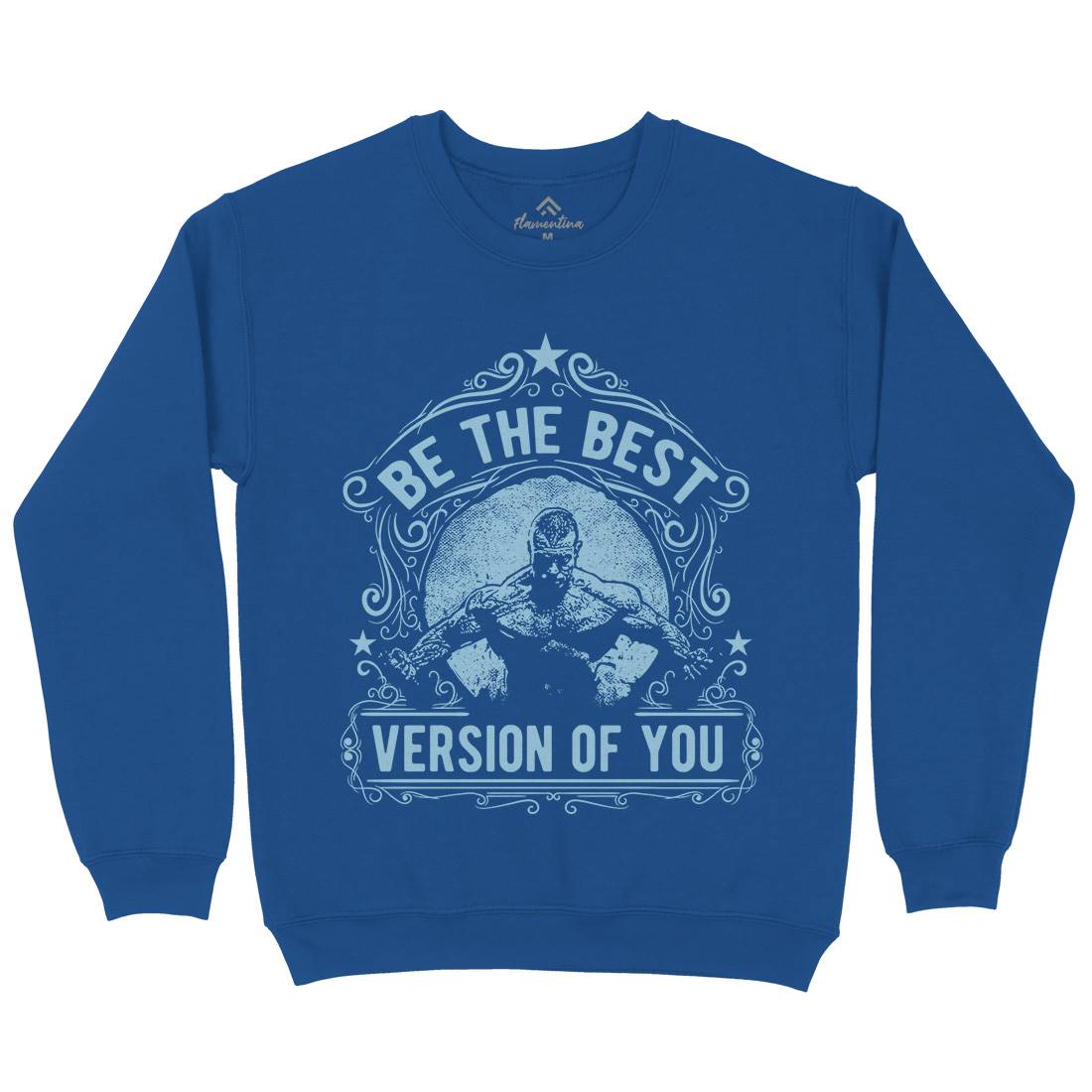 The Best Version Of You Kids Crew Neck Sweatshirt Gym C985