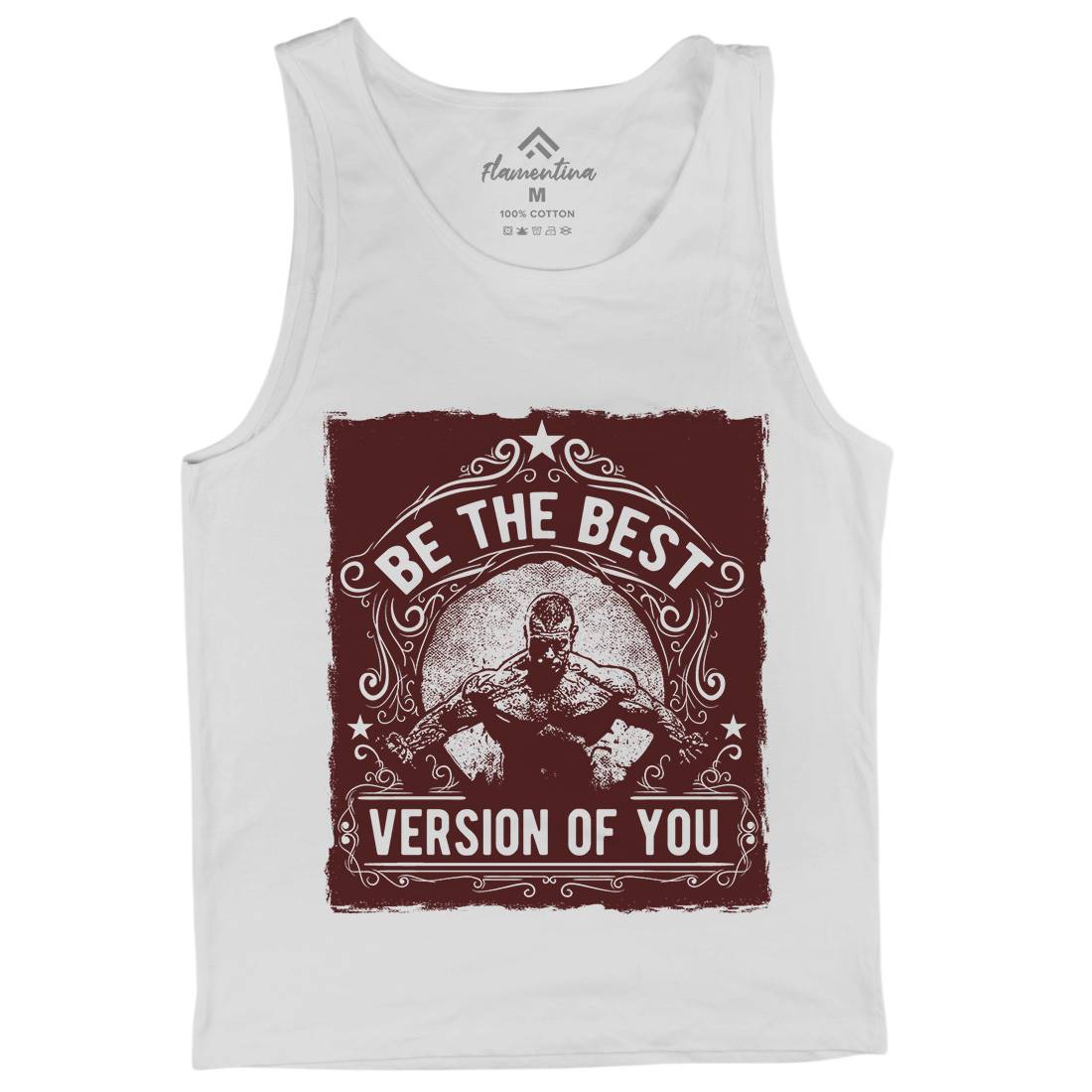 The Best Version Of You Mens Tank Top Vest Gym C985