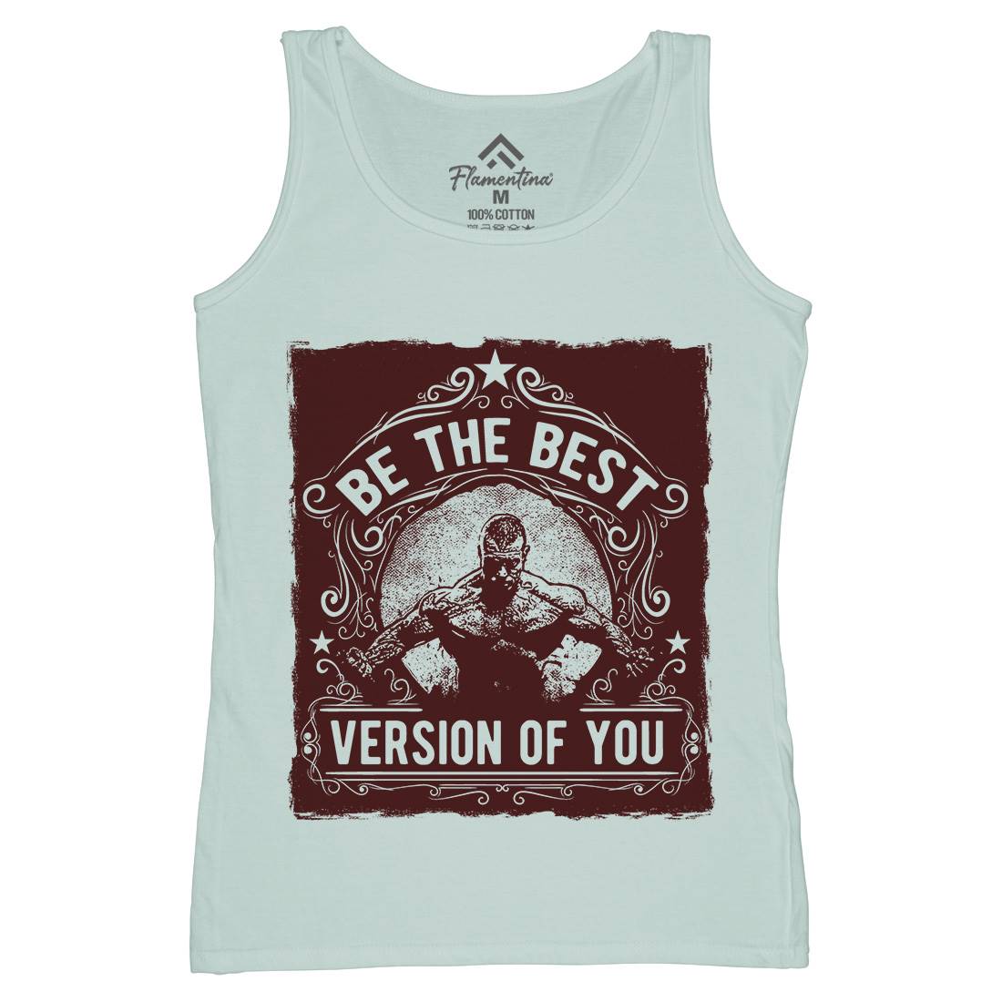 The Best Version Of You Womens Organic Tank Top Vest Gym C985