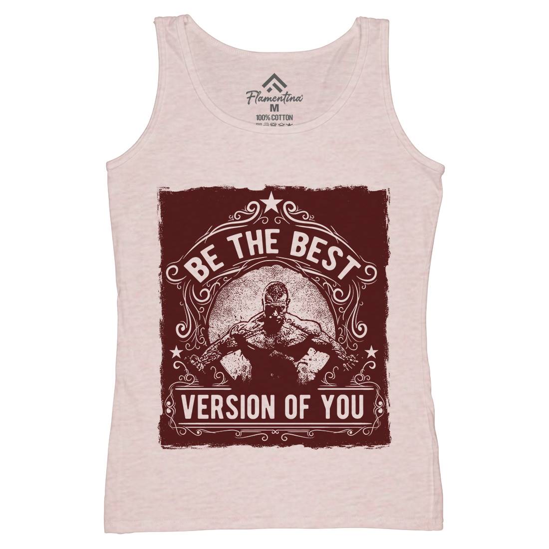 The Best Version Of You Womens Organic Tank Top Vest Gym C985