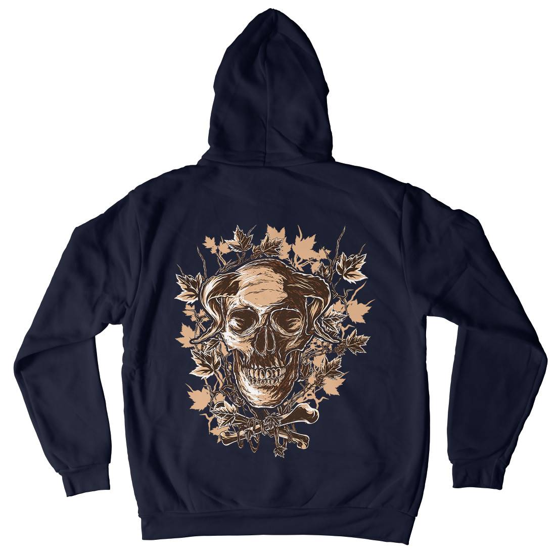 The Horned One Mens Hoodie With Pocket Horror C986