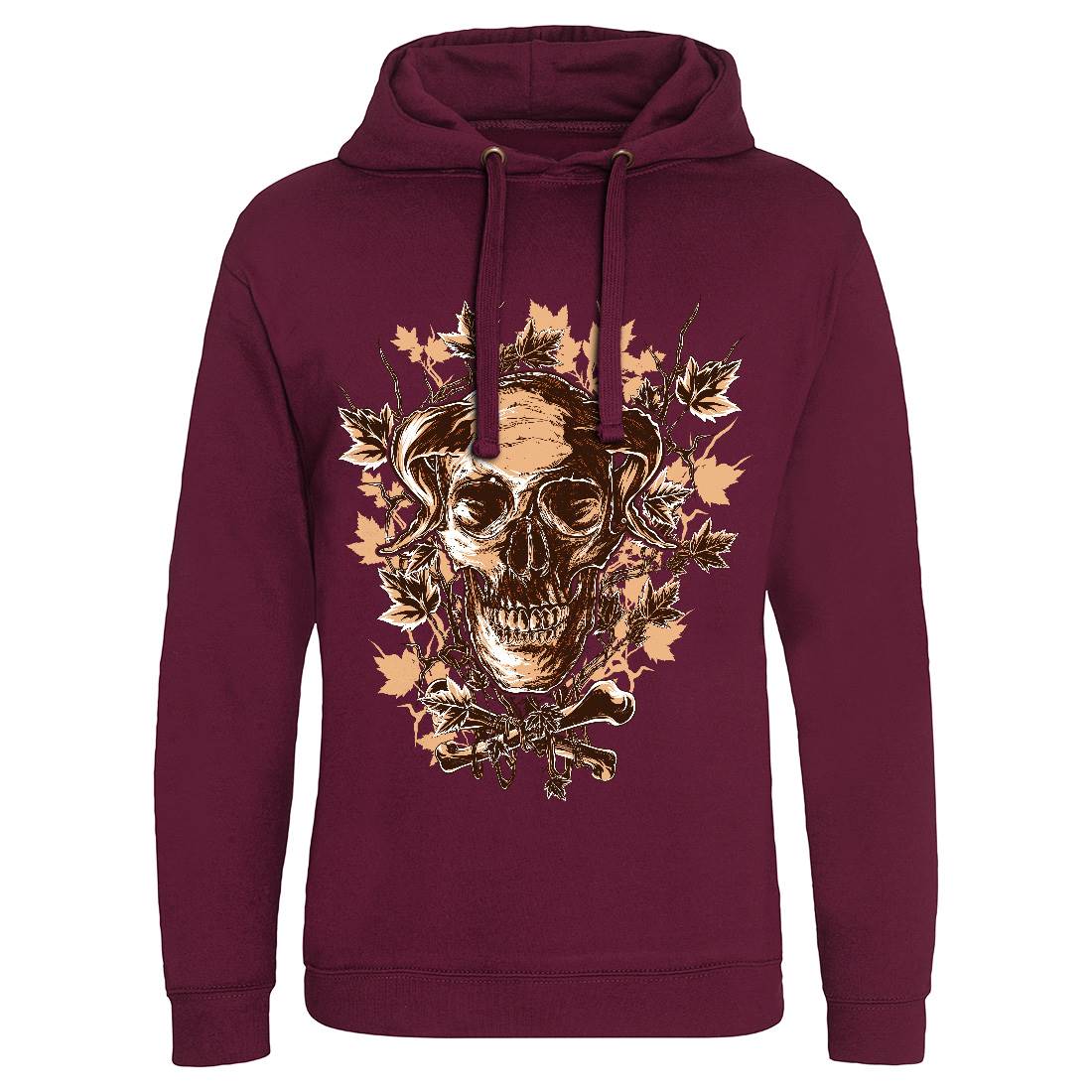 The Horned One Mens Hoodie Without Pocket Horror C986