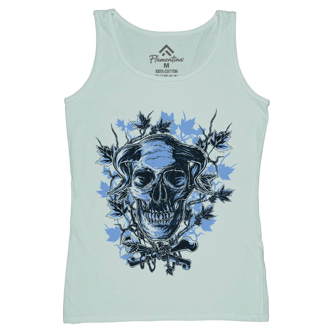 The Horned One Womens Organic Tank Top Vest Horror C986