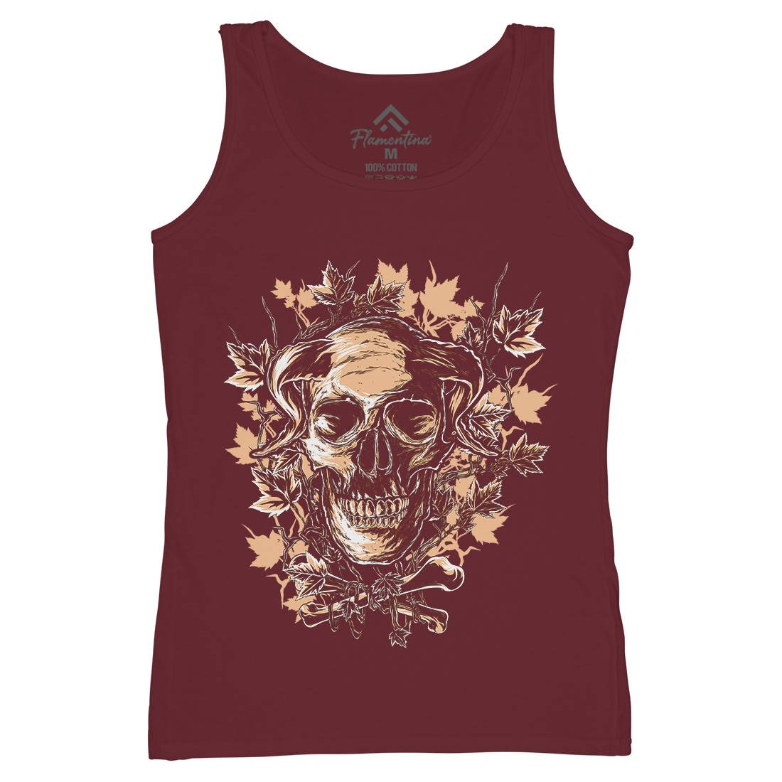 The Horned One Womens Organic Tank Top Vest Horror C986
