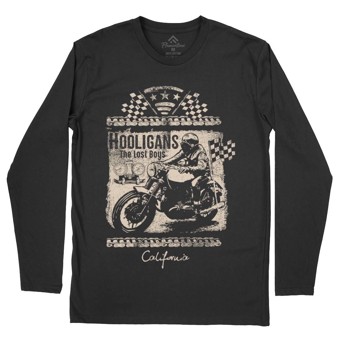 Lost Boys Mens Long Sleeve T-Shirt Motorcycles C987