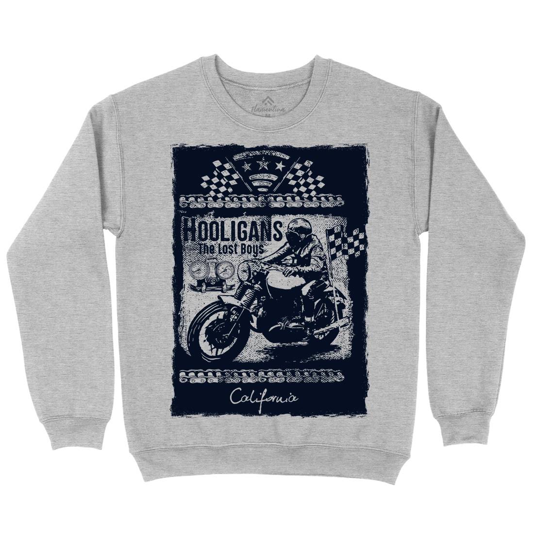 Lost Boys Mens Crew Neck Sweatshirt Motorcycles C987