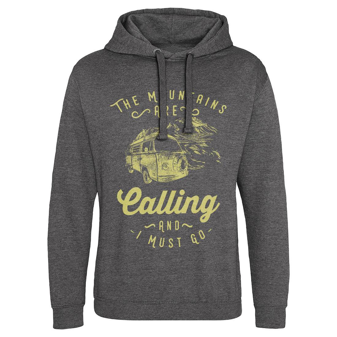 The Mountains Are Calling Mens Hoodie Without Pocket Nature C988