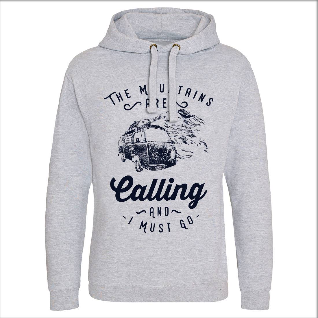 The Mountains Are Calling Mens Hoodie Without Pocket Nature C988