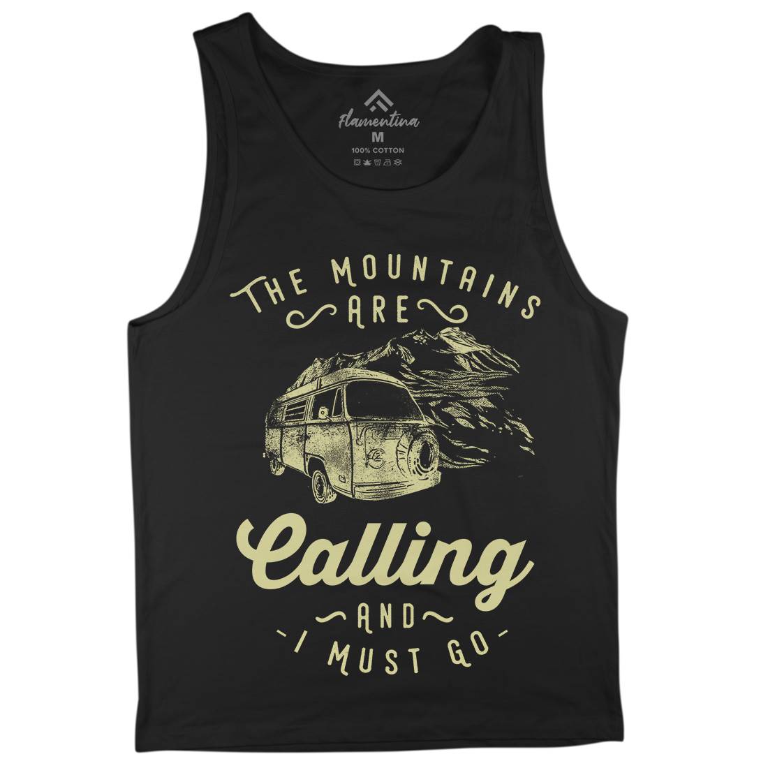 The Mountains Are Calling Mens Tank Top Vest Nature C988