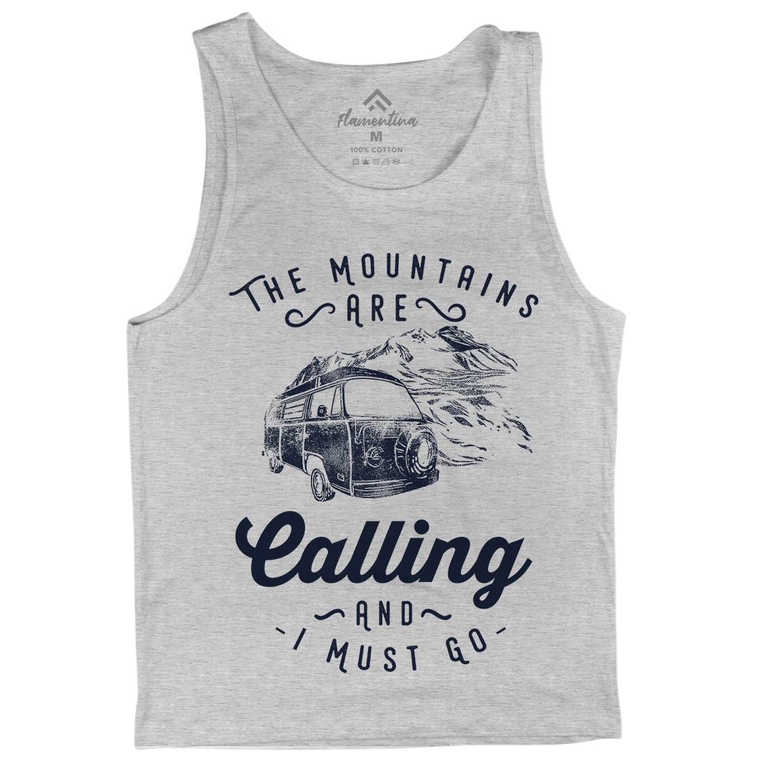 The Mountains Are Calling Mens Tank Top Vest Nature C988