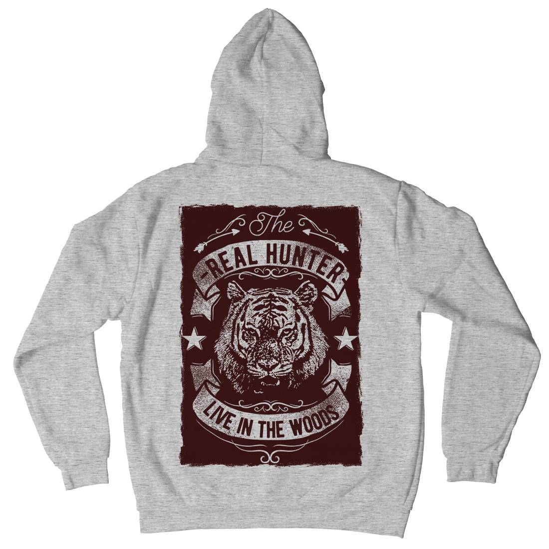 The Real Hunter Live In The Woods Kids Crew Neck Hoodie Nature C989