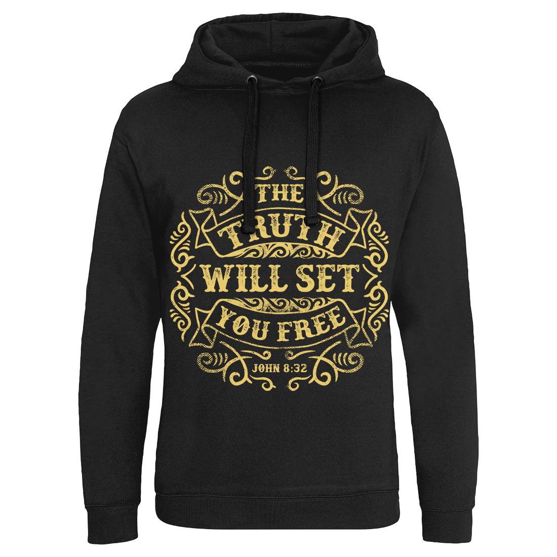The Truth Will Set You Free Mens Hoodie Without Pocket Religion C990