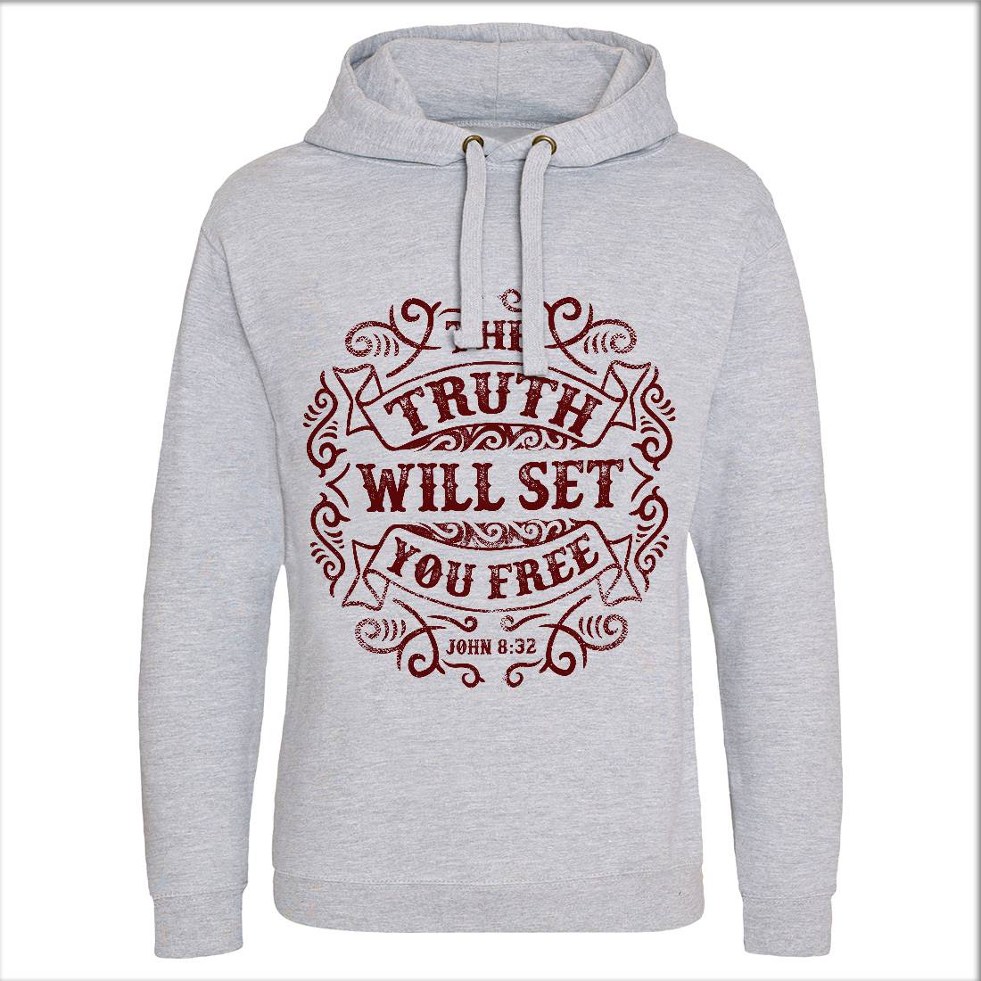 The Truth Will Set You Free Mens Hoodie Without Pocket Religion C990