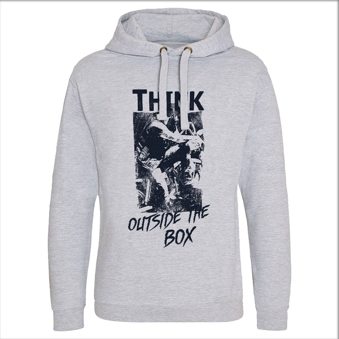 Think Outside The Box Mens Hoodie Without Pocket Motorcycles C991