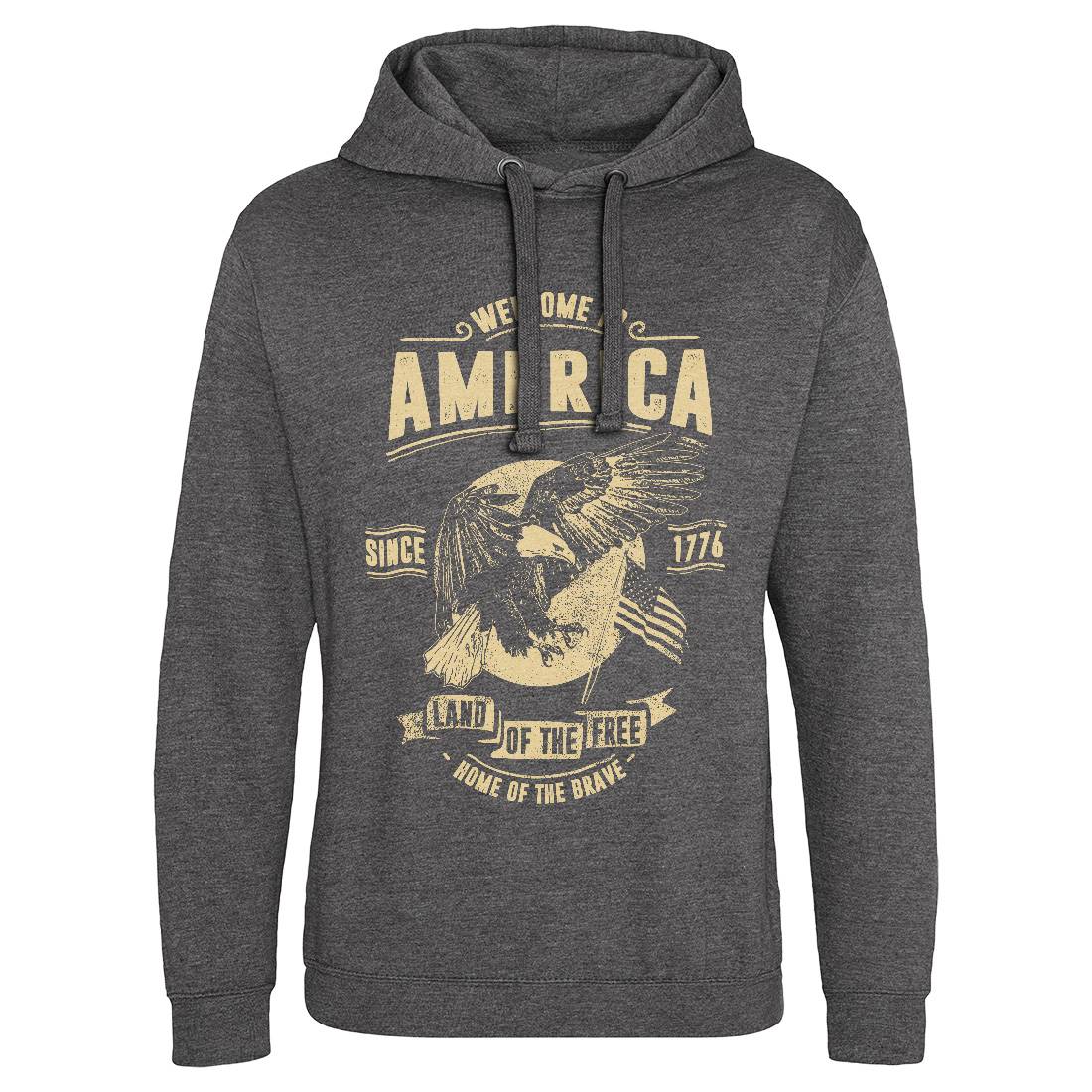 Welcome To America Mens Hoodie Without Pocket American C994
