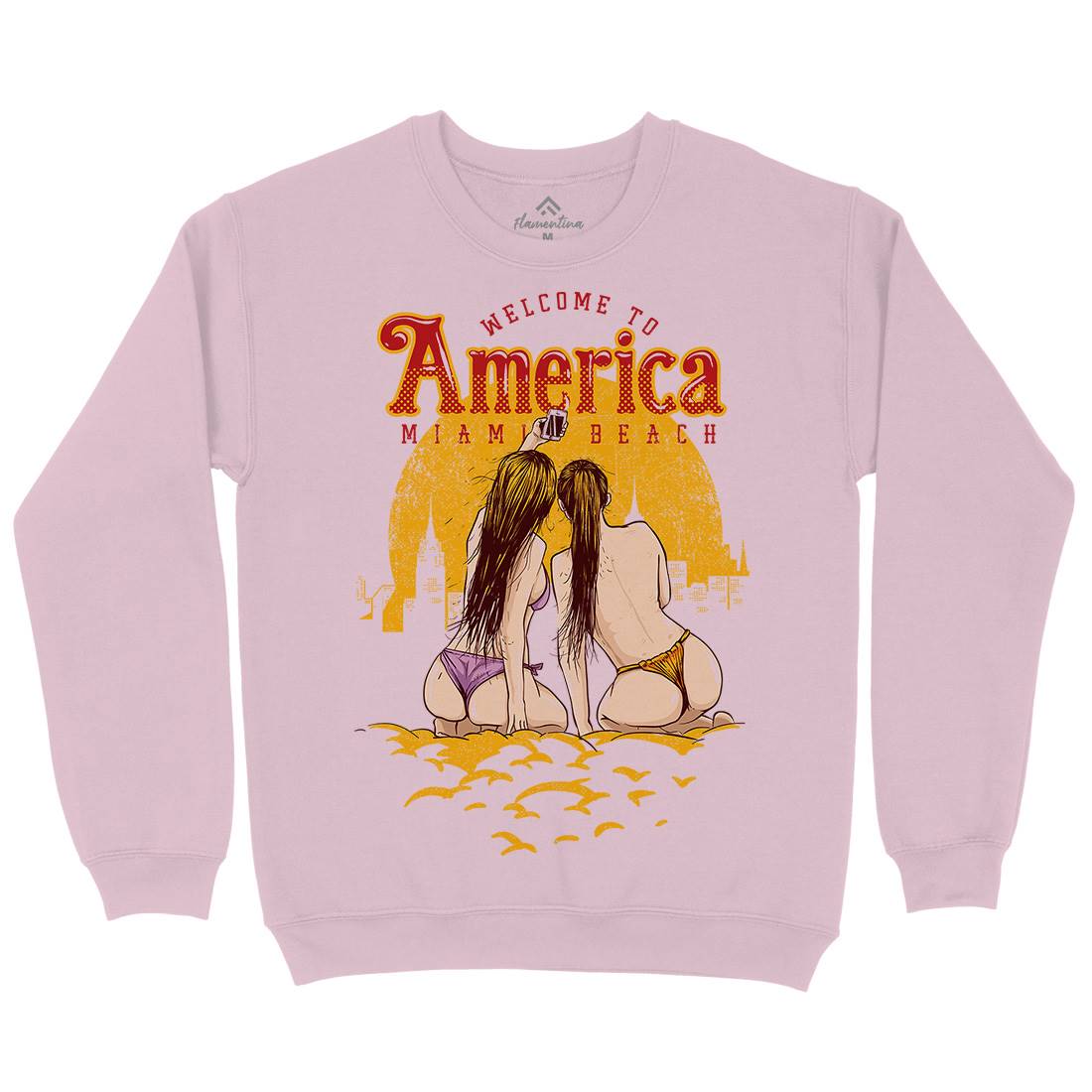 Welcome To America Kids Crew Neck Sweatshirt American C995