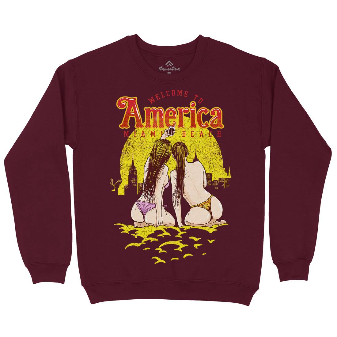 Welcome To America Kids Crew Neck Sweatshirt American C995