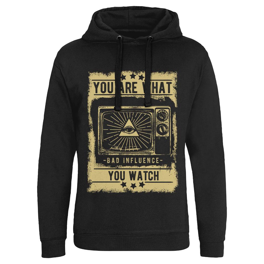 You Are What You Watch Mens Hoodie Without Pocket Illuminati C997