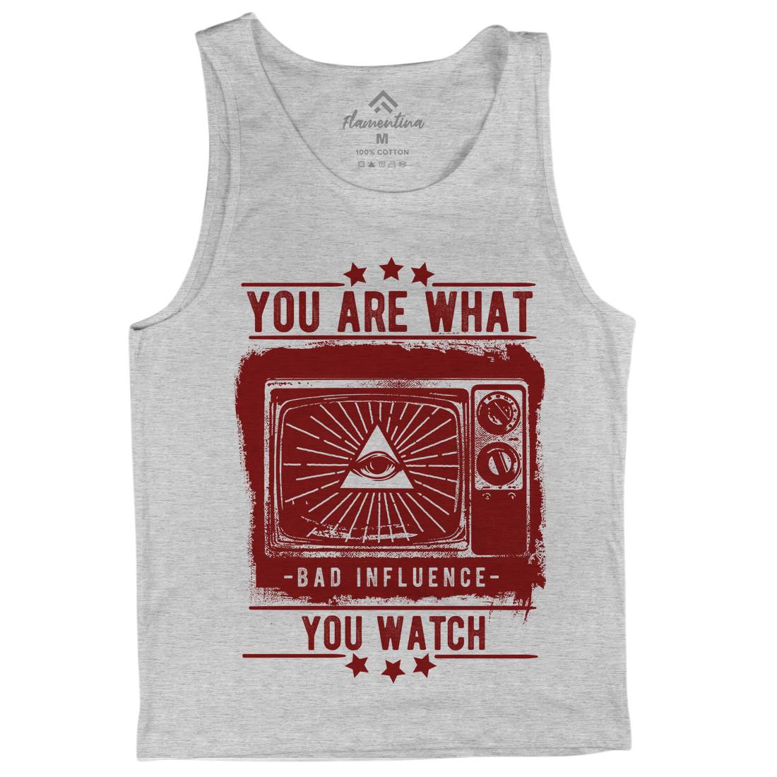 You Are What You Watch Mens Tank Top Vest Illuminati C997