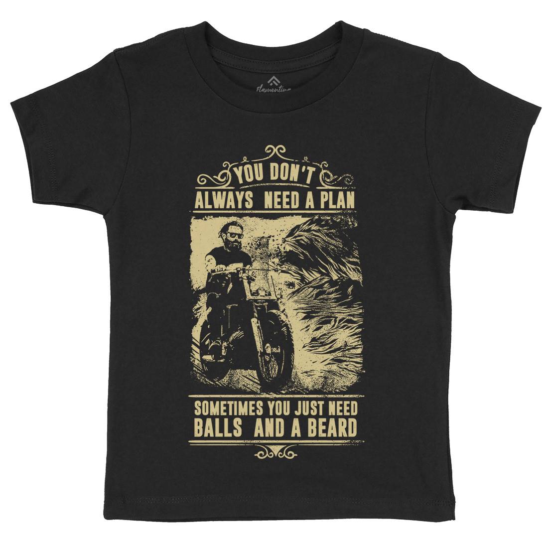 You Don&#39;t Always Need A Plain Kids Crew Neck T-Shirt Motorcycles C998