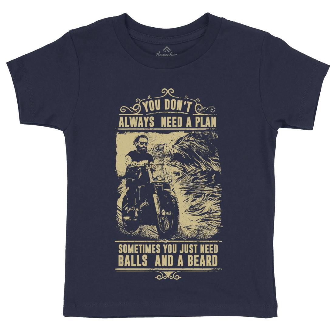 You Don&#39;t Always Need A Plain Kids Organic Crew Neck T-Shirt Motorcycles C998