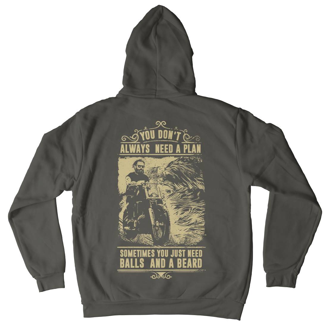You Don&#39;t Always Need A Plain Kids Crew Neck Hoodie Motorcycles C998