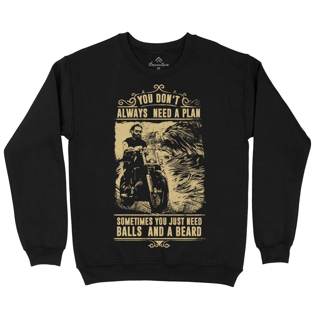 You Don&#39;t Always Need A Plain Kids Crew Neck Sweatshirt Motorcycles C998