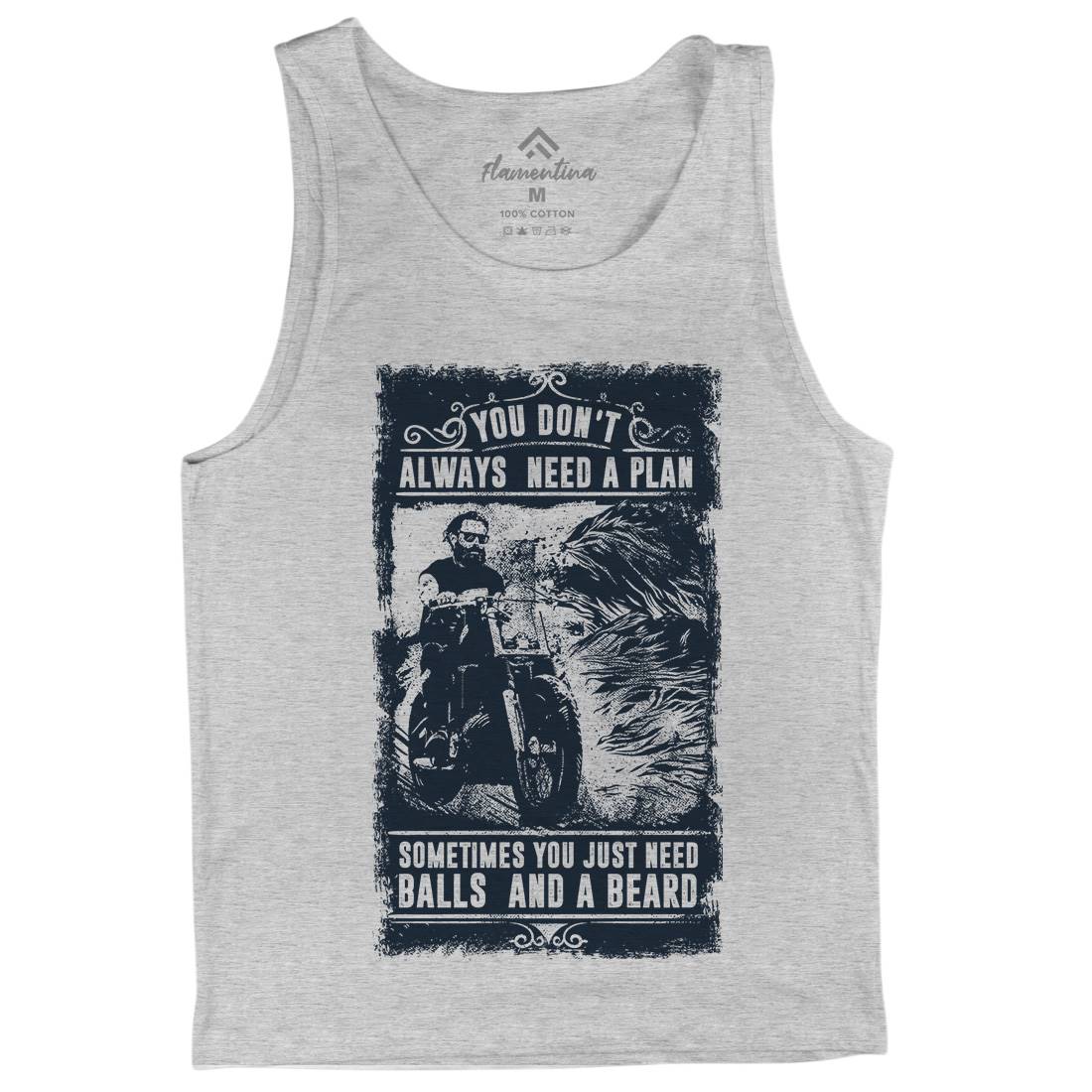 You Don&#39;t Always Need A Plain Mens Tank Top Vest Motorcycles C998