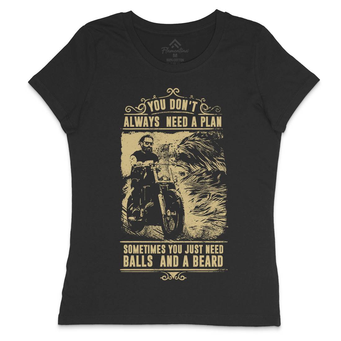 You Don&#39;t Always Need A Plain Womens Crew Neck T-Shirt Motorcycles C998