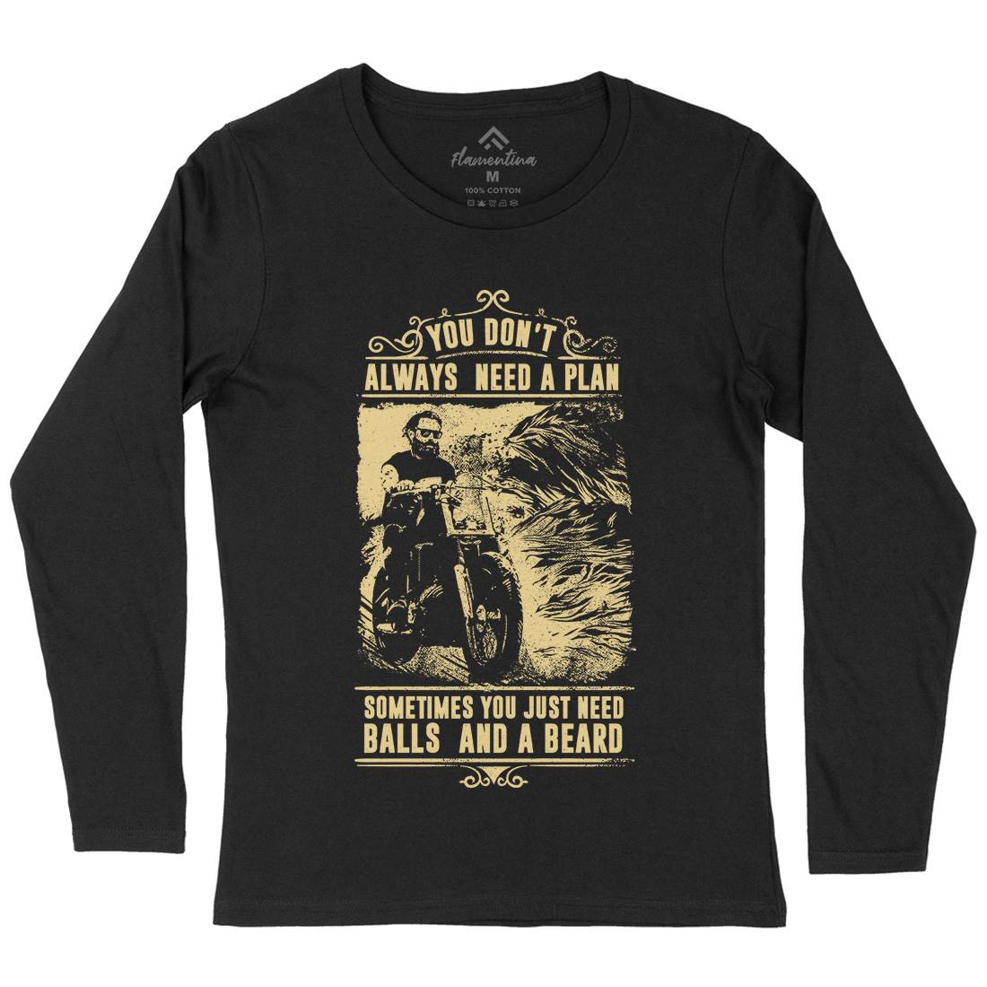 You Don&#39;t Always Need A Plain Womens Long Sleeve T-Shirt Motorcycles C998